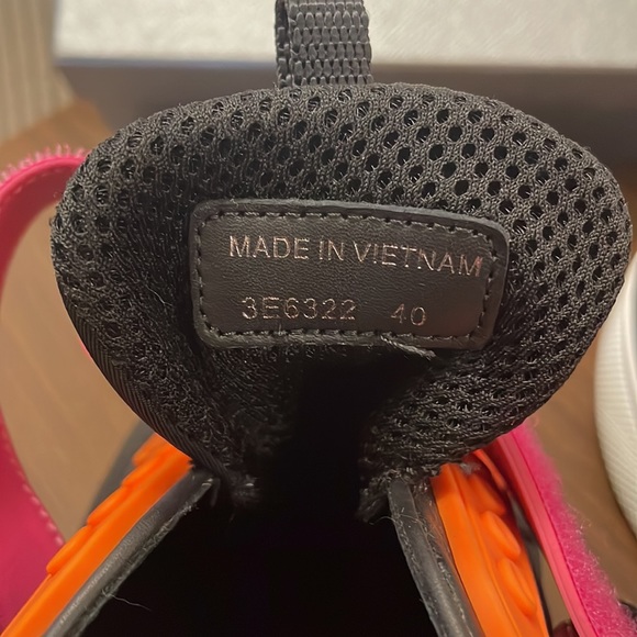 Prada Calzature Donna *3E6322 Nero Orange - *NYLON 2* size 40 - Picture 12 of 17